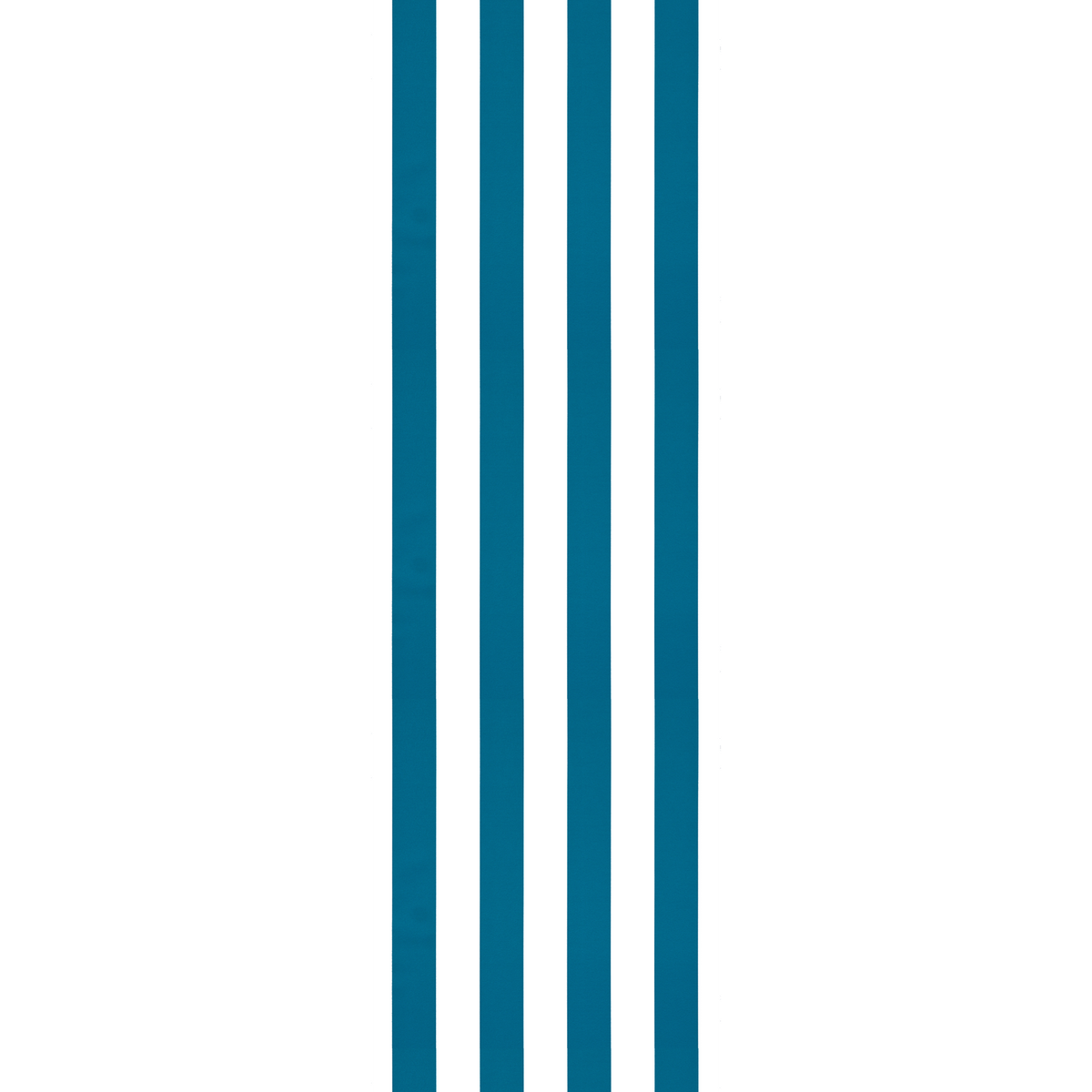 4MURS Papier peint intissé Opal stripe Bleu paon et blanc Lisse