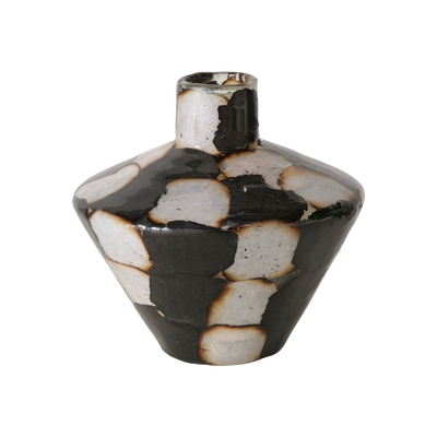 Vase Medo Noir, blanc