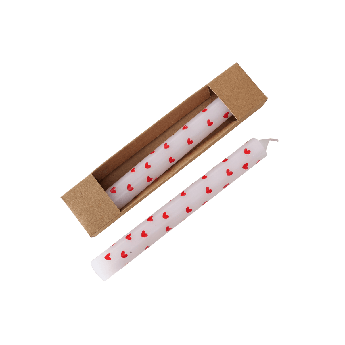 Bougie Valentine Blanc