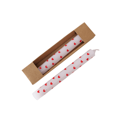 Bougie Valentine Blanc
