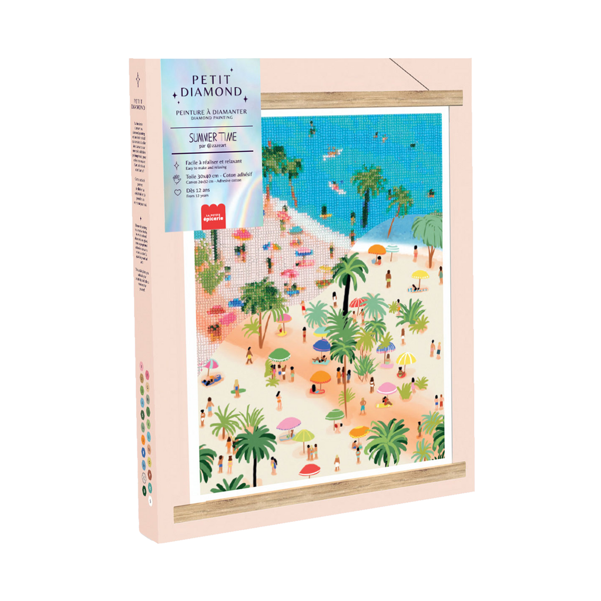 LA PETITE ÉPICERIE Diamond painting Summer time Multicolore