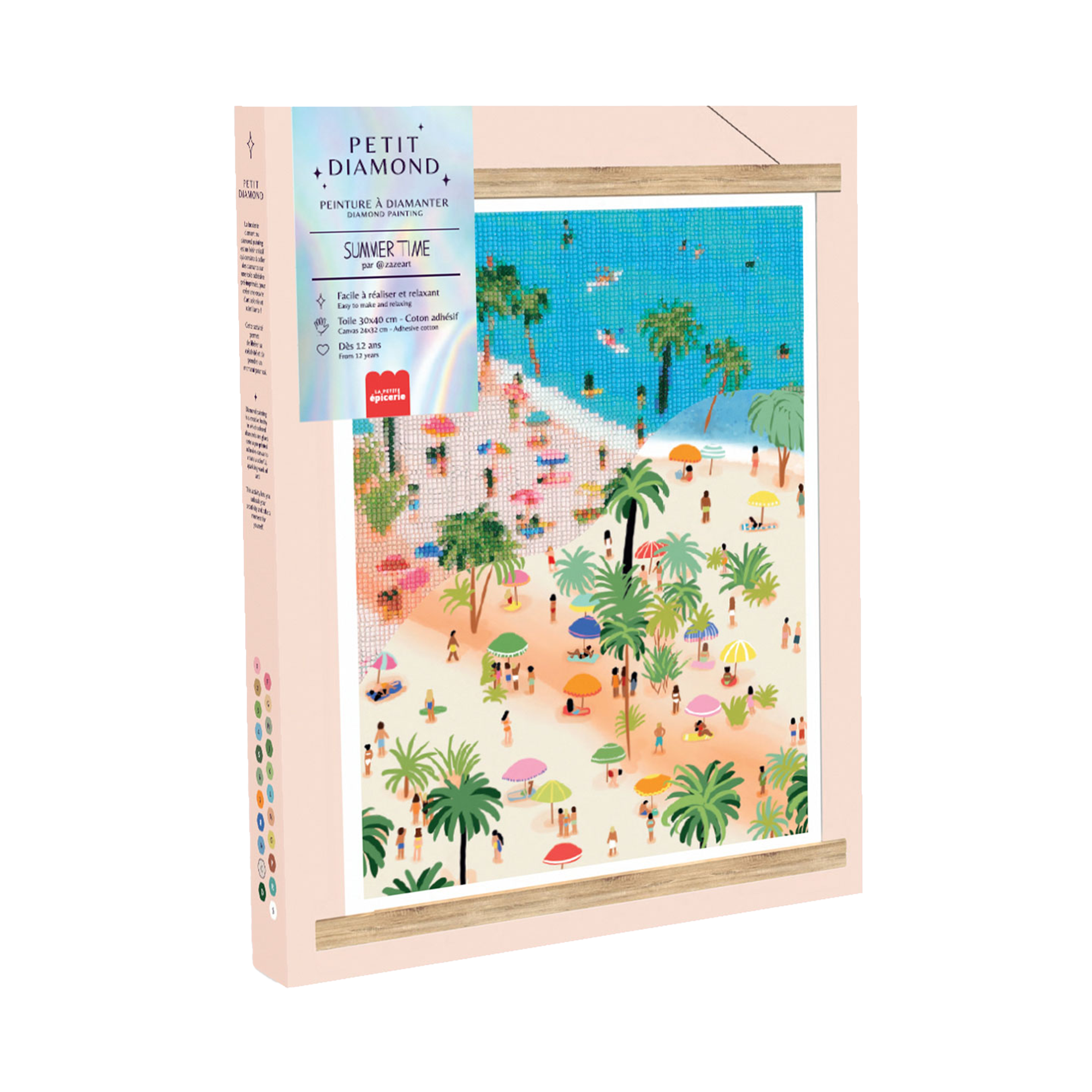 LA PETITE ÉPICERIE Diamond painting Summer time Multicolore