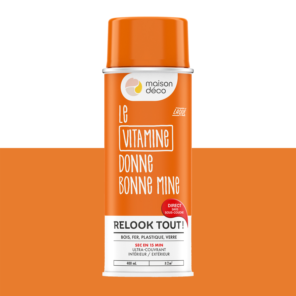 RELOOK TOUT AÉROSOL Bombe de peinture Relook tout aérosol Vitamine Brillant 0,4ML