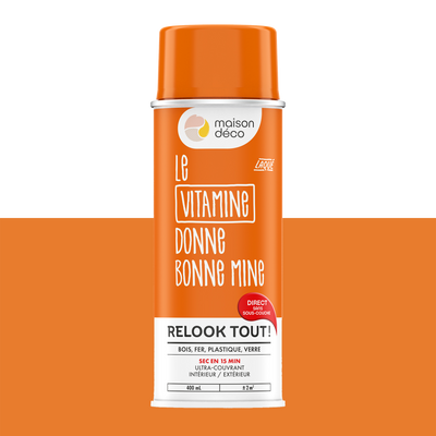 RELOOK TOUT AÉROSOL Bombe de peinture Relook tout aérosol Vitamine Brillant 0,4ML