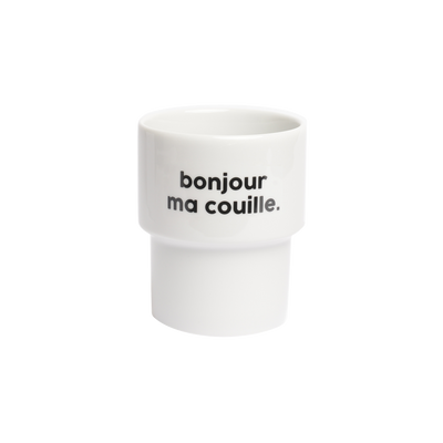 FÉLICIE AUSSI Gobelet Ma couille Blanc 330ML