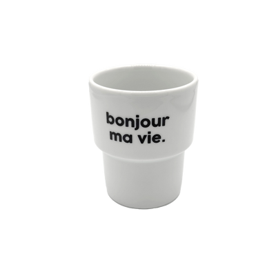 FÉLICIE AUSSI Gobelet Ma vie Blanc 330ML