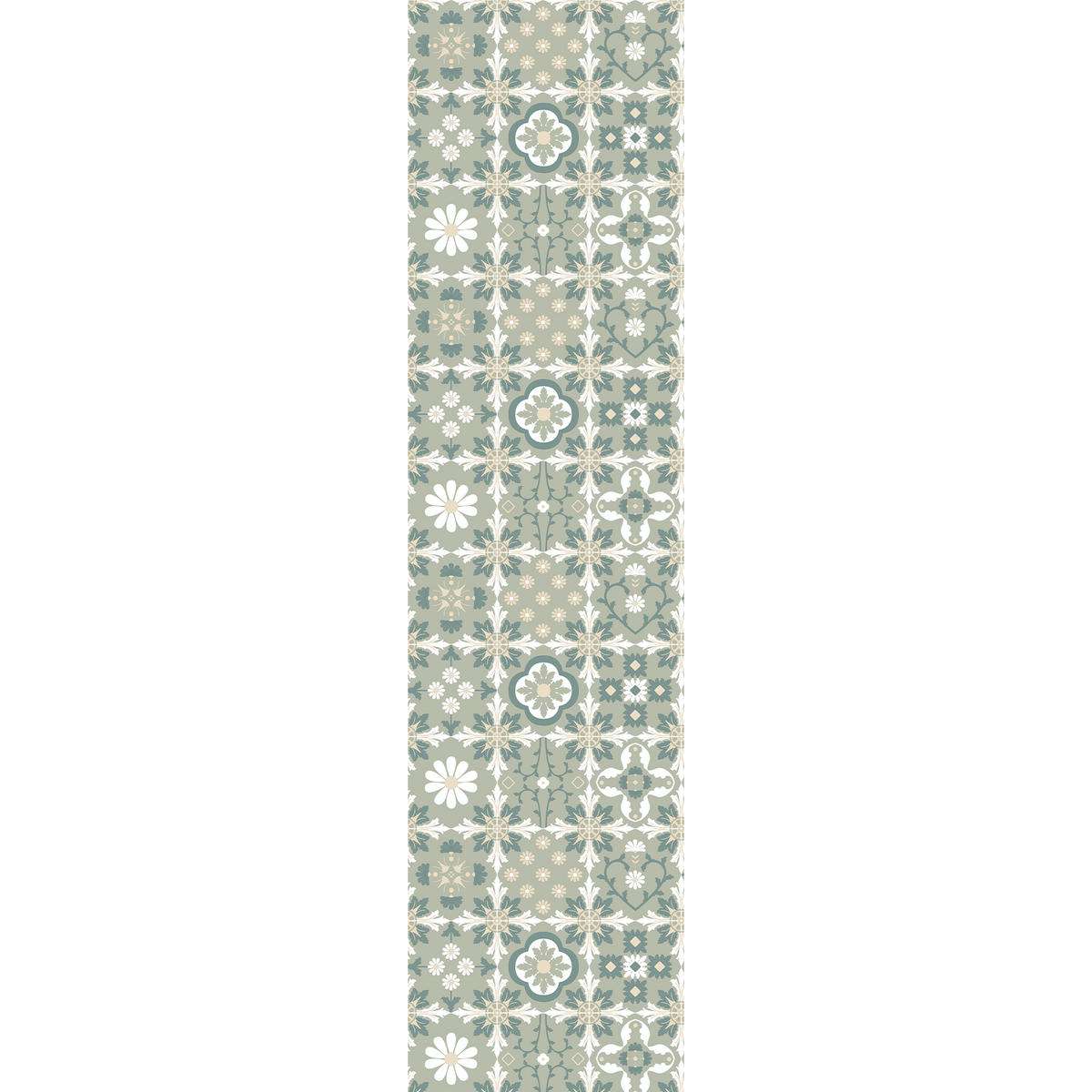 Papier peint intissé Lazare Vert sauge