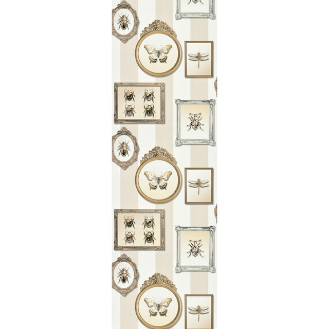 Papier peint intissé INSECT PORTRAIT coloris sable beige