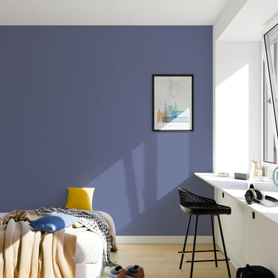 4MURS Papier peint intissé Opal Bleuet Lisse