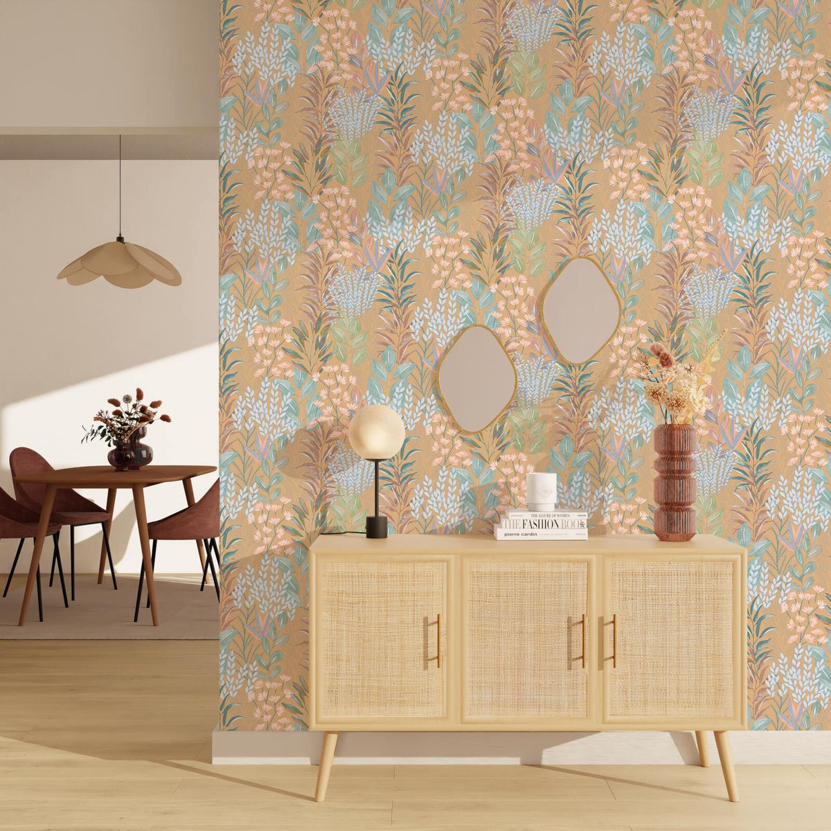 Papier peint intissé Sayana Multicolore