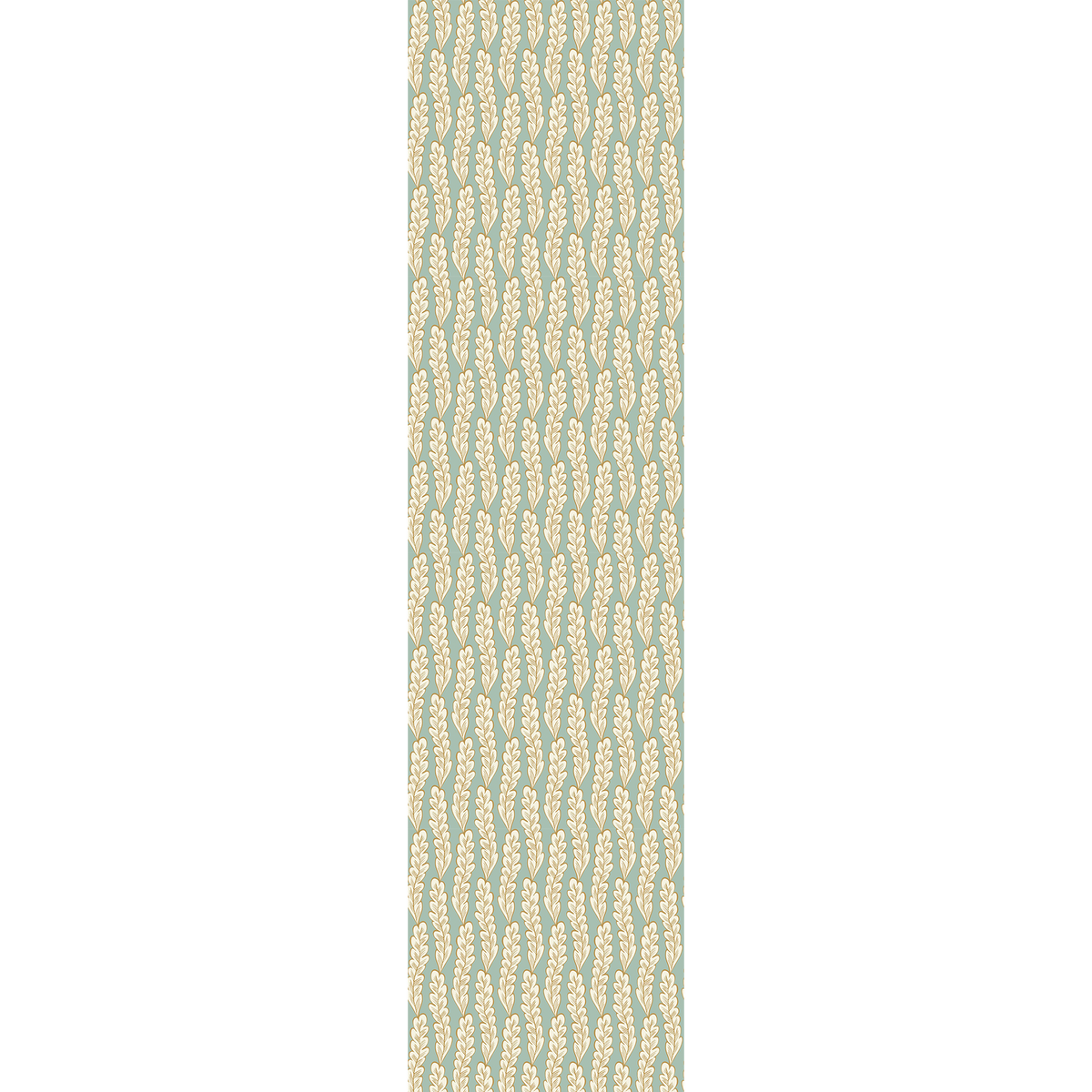 CASELIO Papier peint intissé Oléa Vert de gris et doré