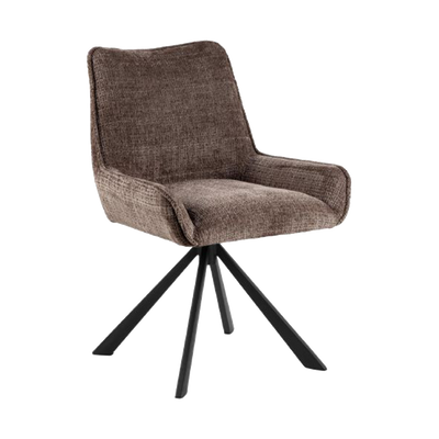 Fauteuil pivotant Murphy Marron glacé 1 place