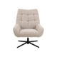 Fauteuil pivotant Leonora Beige 1 place