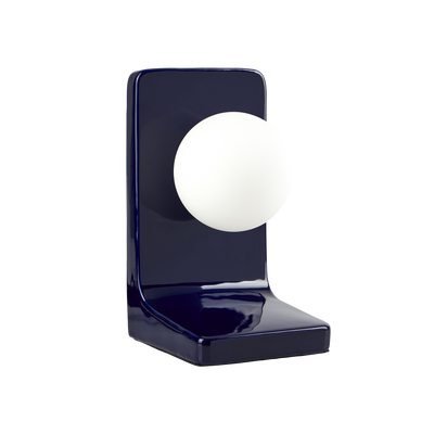 OSTARIA Lampe à poser Walter Bleu nuit