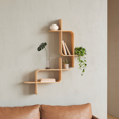 UMBRA Etagère murale en bois Shelf Beige