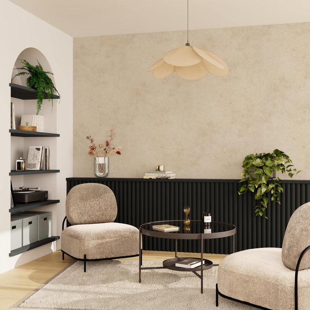 4MURS Papier peint intissé SKYLA coloris beige sable