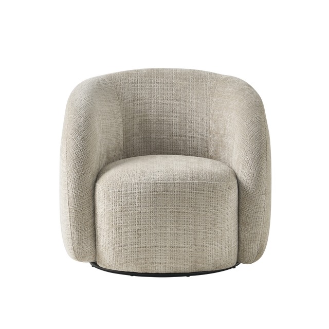 Fauteuil pivotant ARLO coloris beige