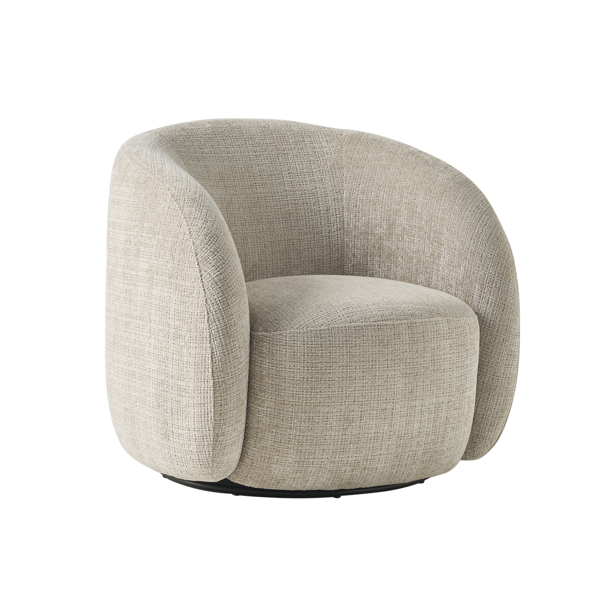 Fauteuil pivotant Arlo Beige 1 place