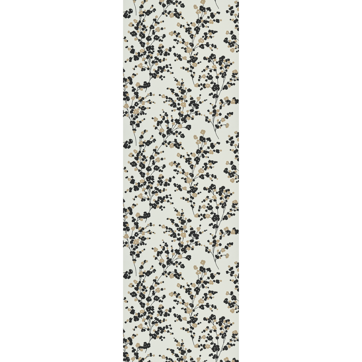 Papier peint intissé Inami Noir et doré