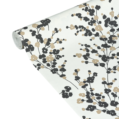 Papier peint intissé Inami Noir et doré