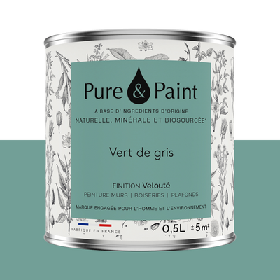 PURE AND PAINT Peinture Pure and paint Vert de gris Mat