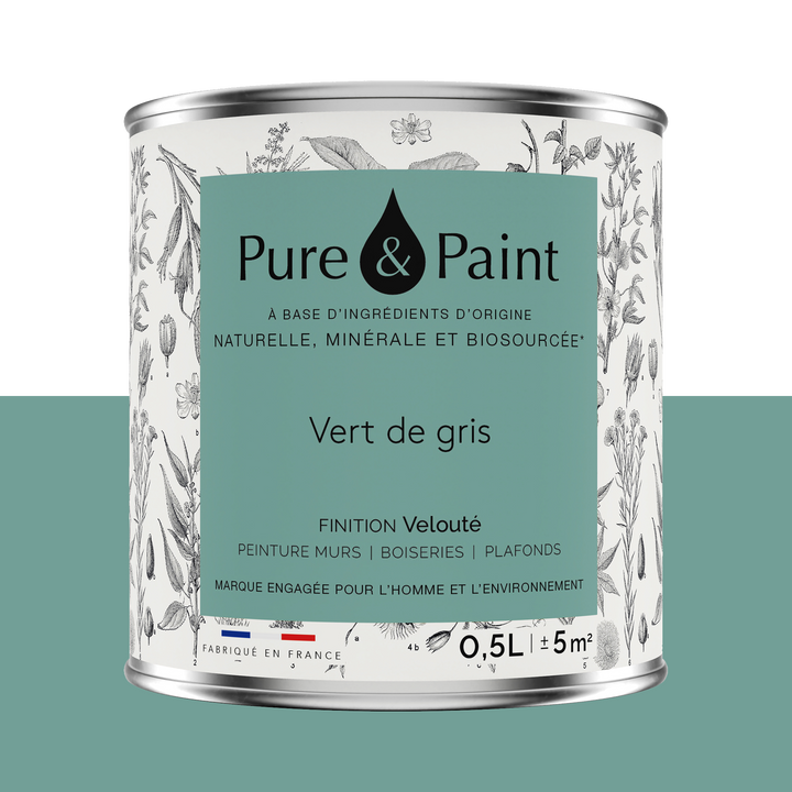 PURE AND PAINT Peinture Pure and paint Vert de gris Mat