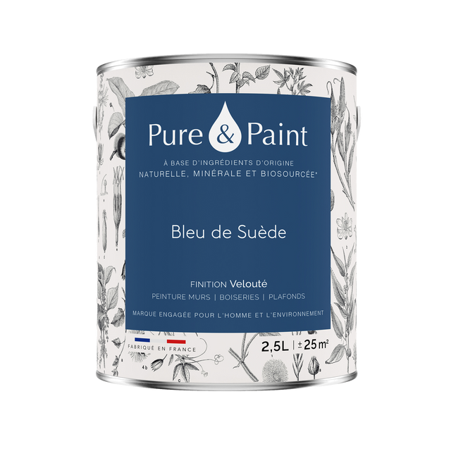 Pure and Paint Peinture Peinture Bleu de Suède