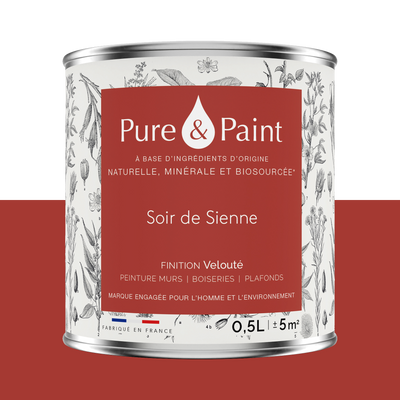 PURE AND PAINT Peinture Pure and paint Soir de sienne Mat