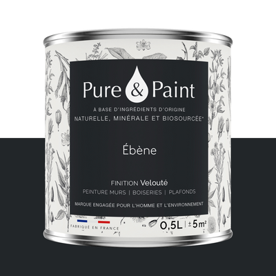 PURE AND PAINT Peinture Pure and paint Ebène Mat