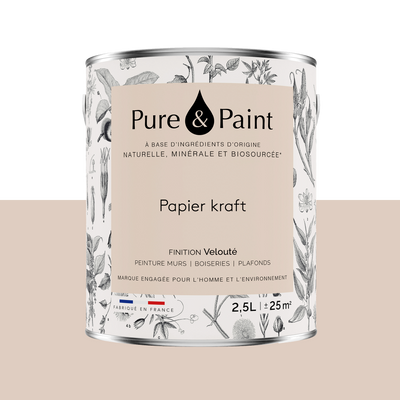 PURE AND PAINT Peinture Pure and paint Papier kraft Mat