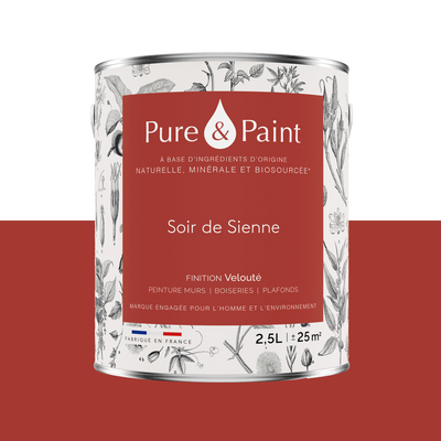 PURE AND PAINT Peinture Pure and paint Soir de sienne Mat
