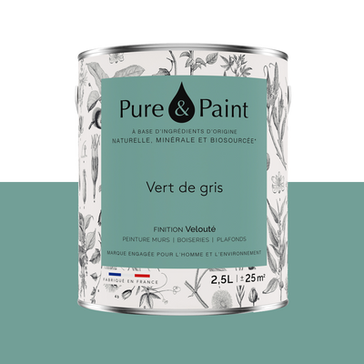 PURE AND PAINT Peinture Pure and paint Vert de gris Mat