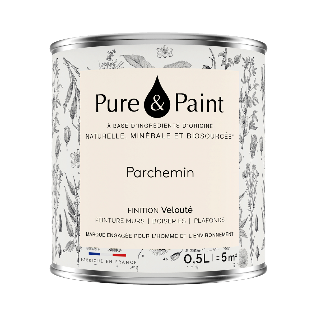 PURE AND PAINT Peinture Pure and paint Parchemin Mat