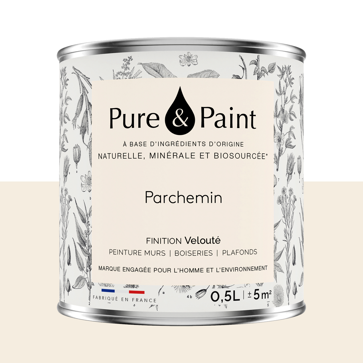 PURE AND PAINT Peinture Pure and paint Parchemin Mat