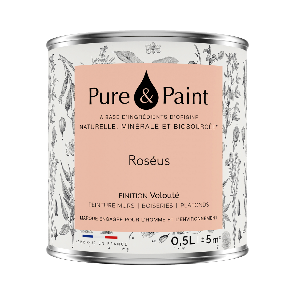PURE AND PAINT Peinture Pure and paint Roseus Mat
