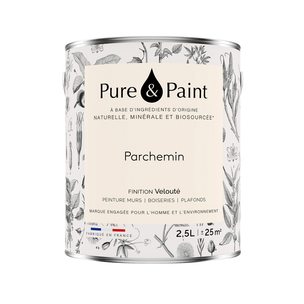 PURE AND PAINT Peinture Pure and paint Parchemin Mat