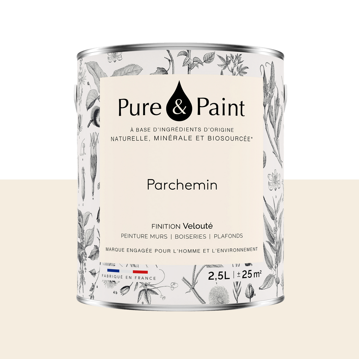 PURE AND PAINT Peinture Pure and paint Parchemin Mat