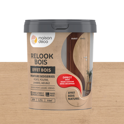 RELOOK BOIS EFFET BOIS Peinture Relook bois effet bois Bois naturel Satiné