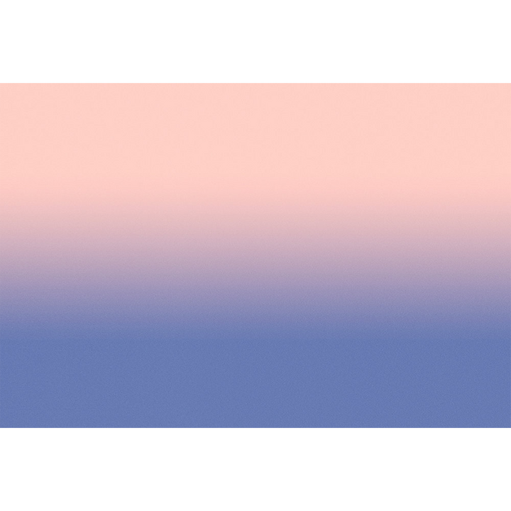 Papier peint panoramique XL Myriel Bleu urbain et rose poudré Brillant