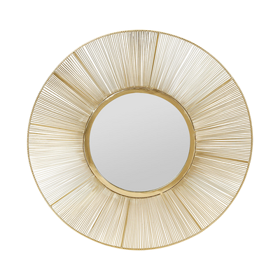 Miroir en métal Adel Doré