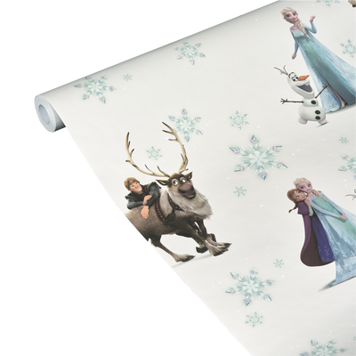 Papier peint intissé La reine des neiges 3 Multicolore