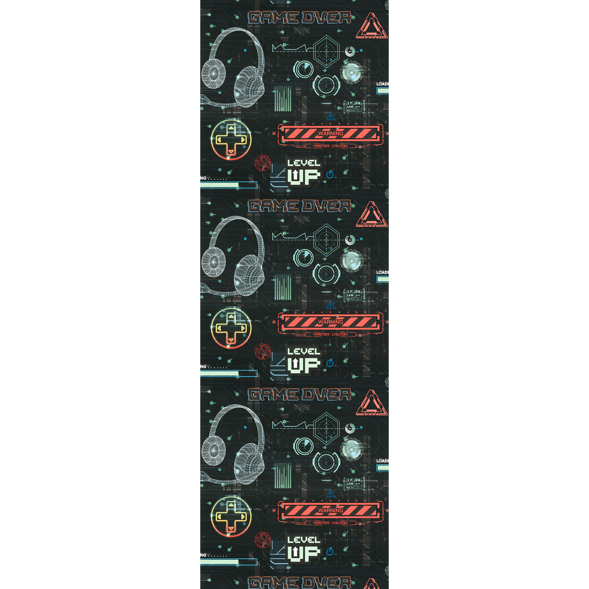 Papier peint Games Multicolore