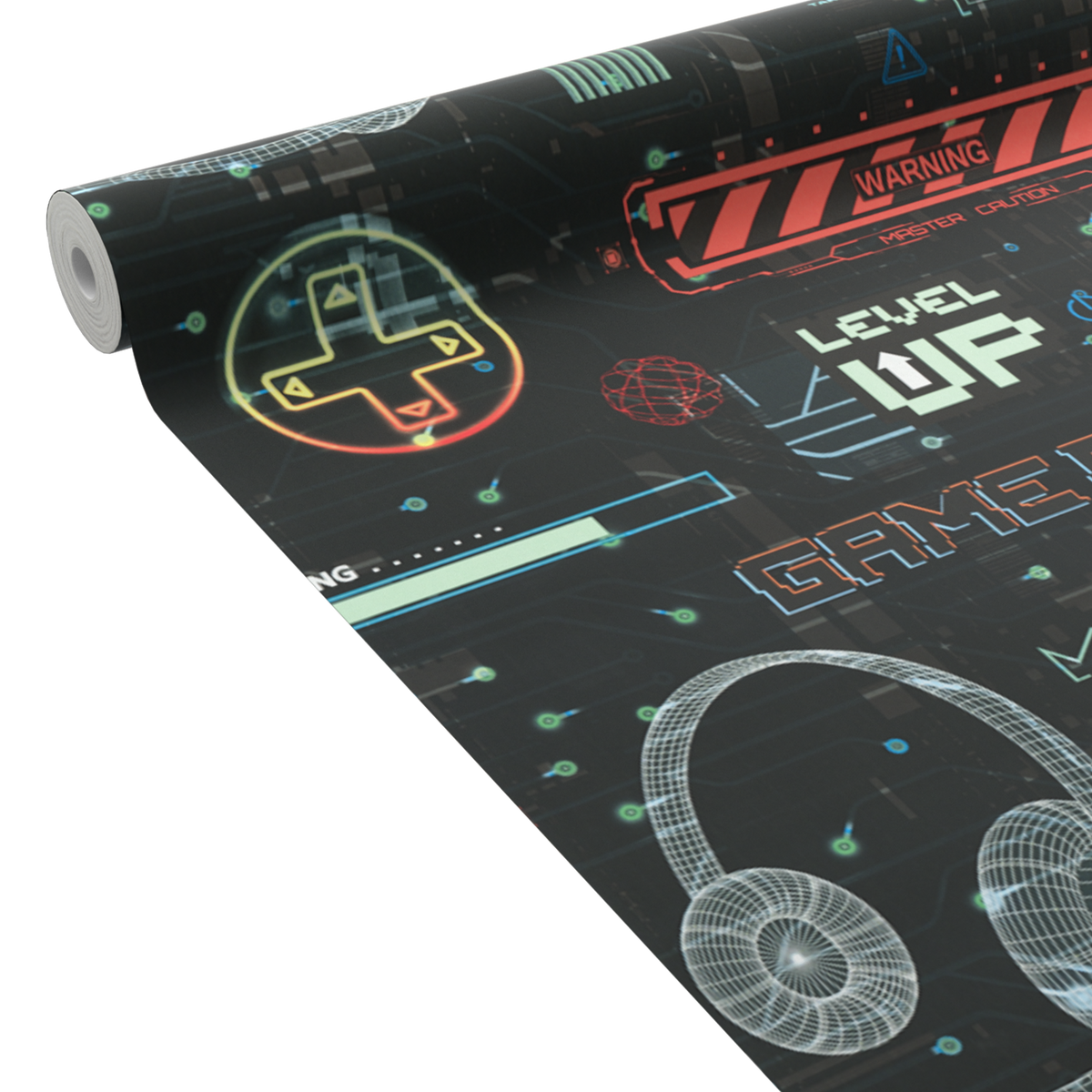 Papier peint Games Multicolore