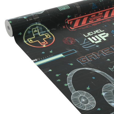 Papier peint Games Multicolore