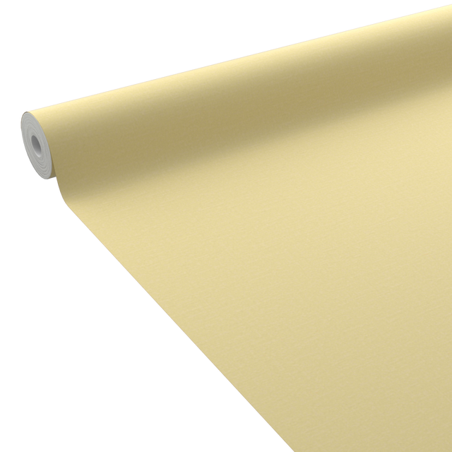 4MURS Papier peint intissé FLORENTINE coloris Jaune beurre