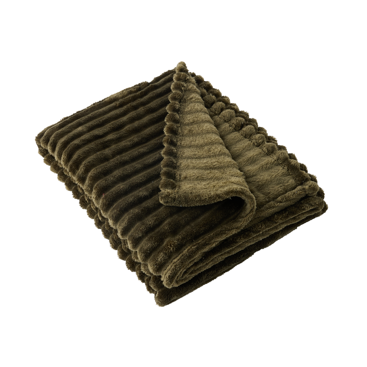 Plaid Tulum Vert kaki