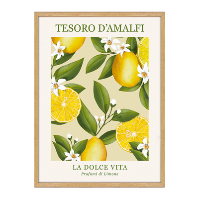 4MURS Tableau Citrons vintage Jaune