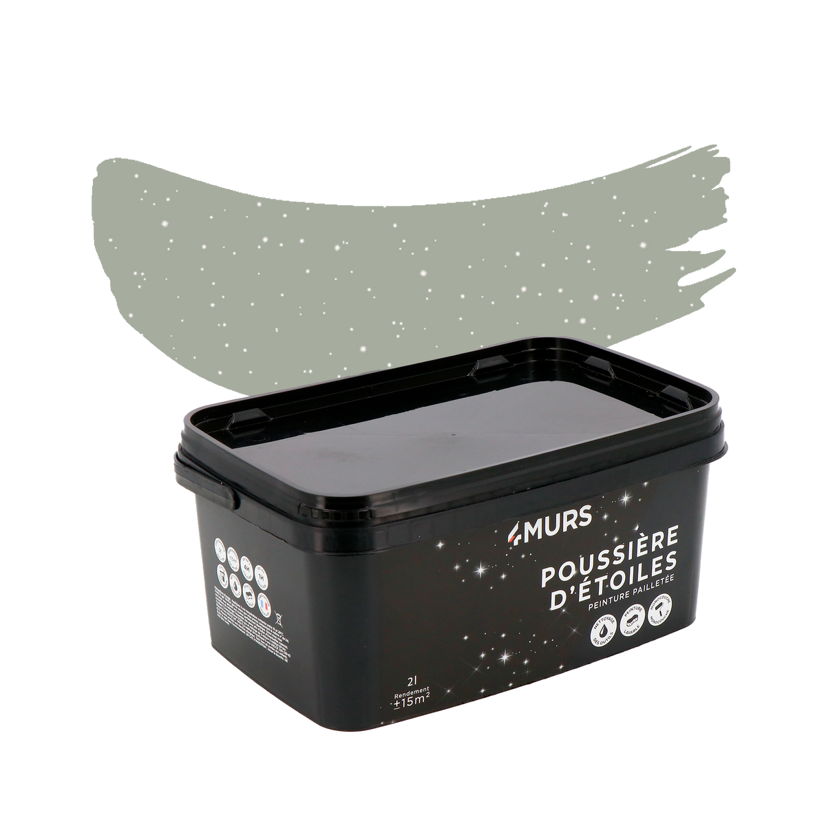 POUSSIÈRE D'ÉTOILES Peinture Poussière d'étoiles Vert deneb Mat