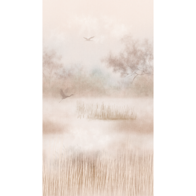 Papier peint panoramique L Ibera Beige Satiné