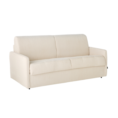 4MURS Canapé convertible Rapido Moona Ivoire 3 places